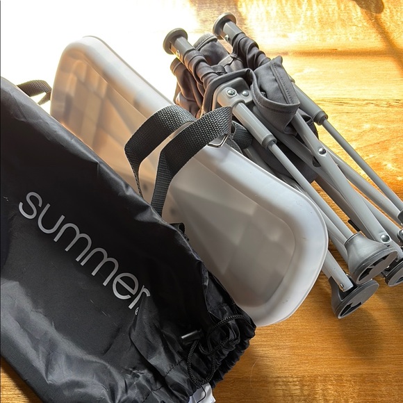 Ingenuity Summer Pop N Sit Sport Infant Floor Booster Seat - Gray - Picture 2 of 7